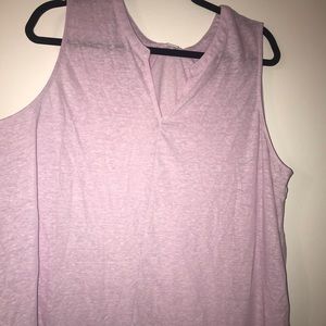 Simple light purple tank